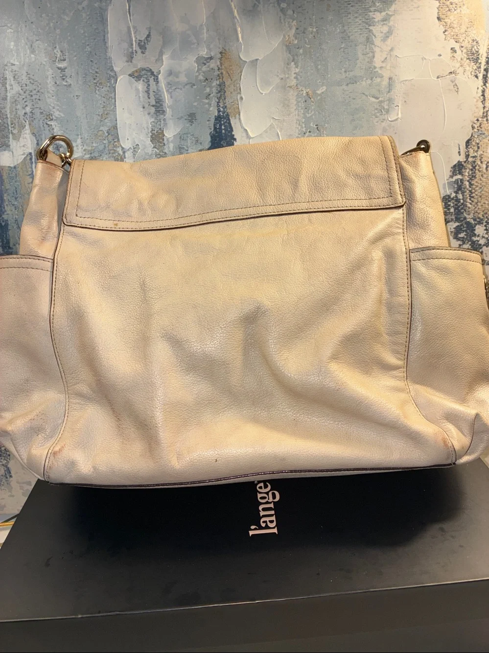 Genuine Kate Spade Chester Street Miri Leather Shoulder Bag with Chain-Detail
